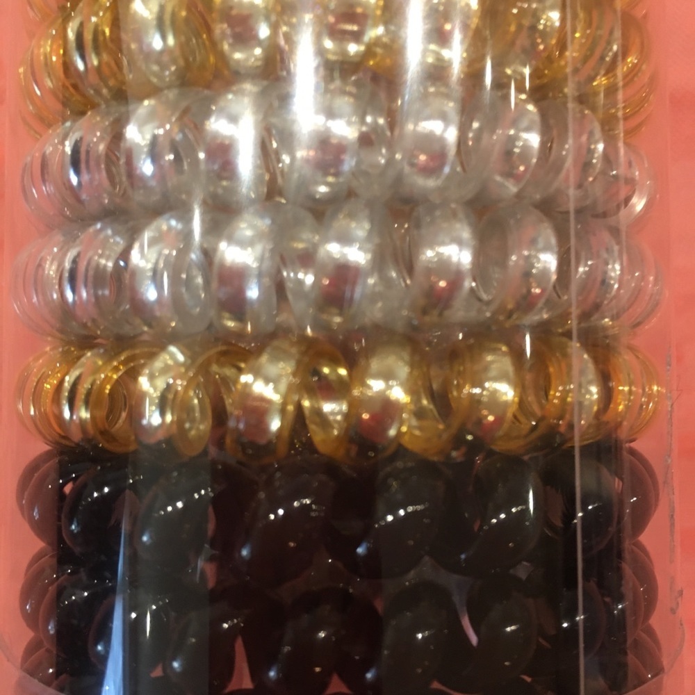 SPIRAL HAIR TIES NO CREASE PONYTAIL 10 PC! - Picture 10 of 10